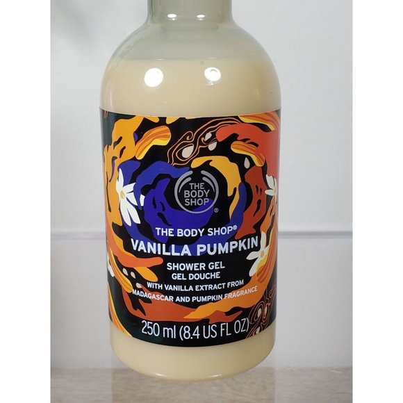 The Body Shop Vanilla Pumpkin Shower Gel 250ML 8.4 Fl OZ New - Picture 2 of 6